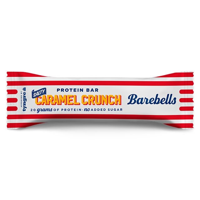 Barebells Protein Bar Salty Caramel Crunch 55g | Kampanjer 1 - Bars Kampanj! Köp minst 3 - Få 15% EXTRA rabatt! | Gymkraft