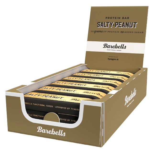 Product Image for Barebells protein bar salty peanut 12x55g