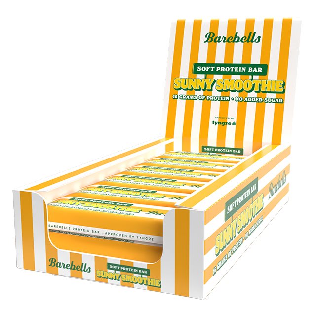 Barebells Soft Protein Bar Sunny Smoothie 12x55g | Kampanjer 1 - Bars Kampanj! Köp minst 3 - Få 15% EXTRA rabatt! | Gymkraft