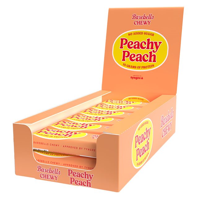 Barebells Chewy Peachy Peach 18x40g | Kampanjer 1 - Snacks kampanj! Köp minst 3 - få 15% EXTRA rabatt | Gymkraft