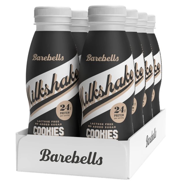 Barebells Milkshake Cookies & Cream 8x330ml | Drycker - Energidryck - Vegansk energidryck | Gymkraft