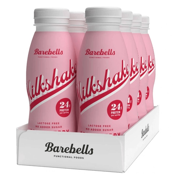 Barebells Protein Milkshake Strawberry 8x330ml | Hälsokost - Livsmedel - Mellanmål | Gymkraft