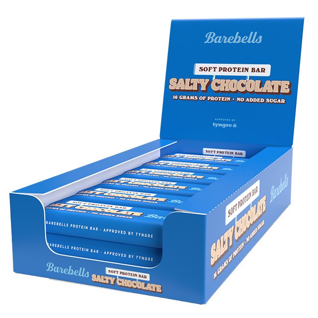 Product Image for Barebells soft protein bar salty chocolate 12x55g