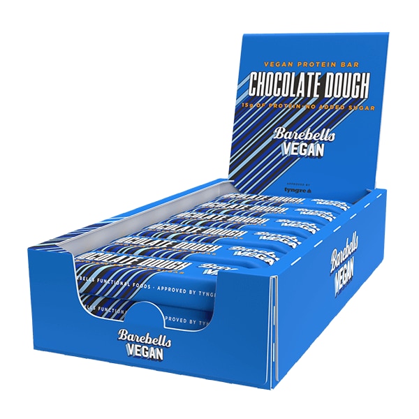 Product Image for Barebells vegan protein bar chocolate dough12x55g
