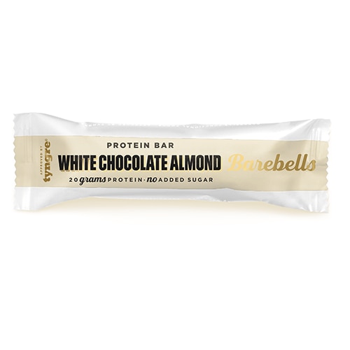 Barebells Protein Bar White Chocolate Almond 55g | Kampanjer 1 - Bars Kampanj! Köp minst 3 - Få 15% EXTRA rabatt! | Gymkraft