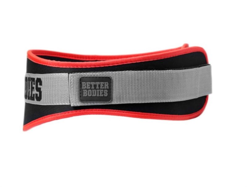 Product Image for Better bodies basic gym belt black/red