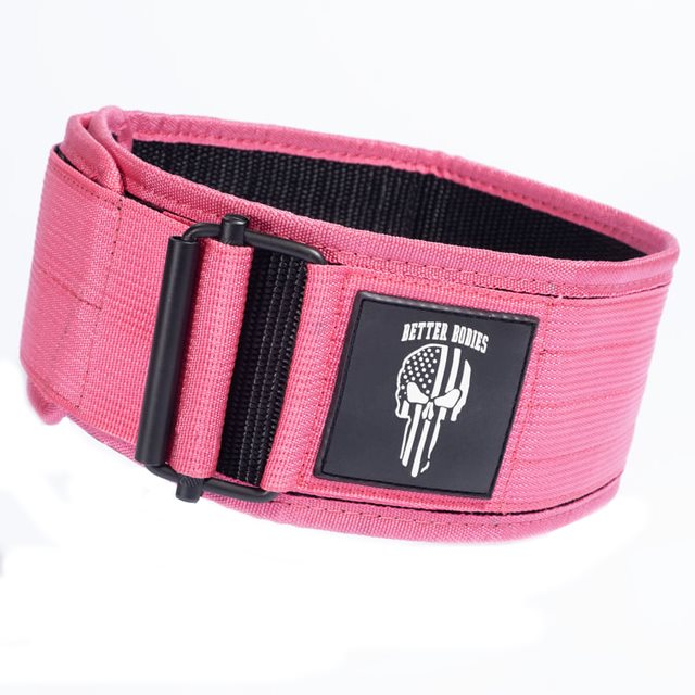 Better Bodies Quick Lock Belt Pink | Varumärken - Better Bodies | Gymkraft