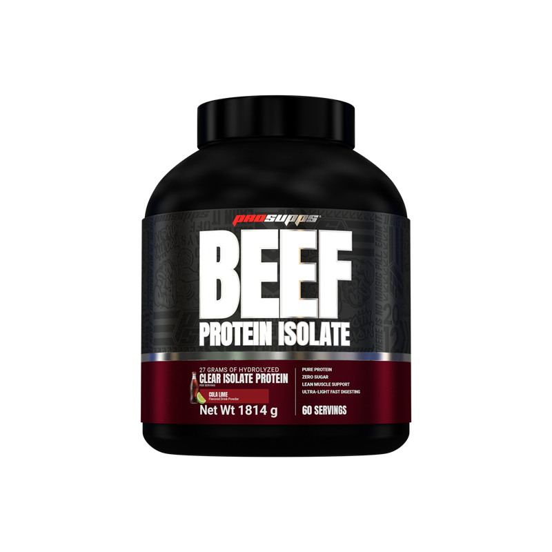 Pro Supps Beef Protein Isolate Cola/Lime 1816g | Kosttillskott - Träningstillskott - Efter träning | Gymkraft