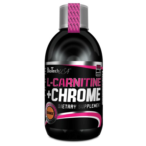 BioTechUSA L-Carnitine + Krom Orange 500ml