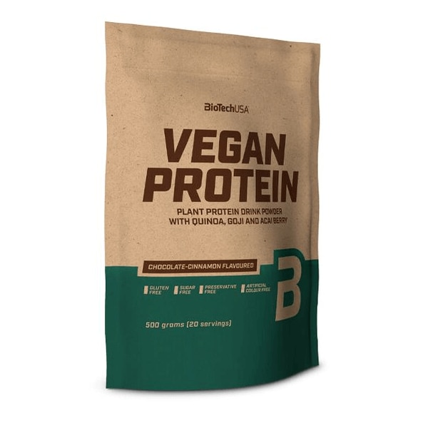 BioTechUSA Vegan Protein Chocolate Cinnamon 500g