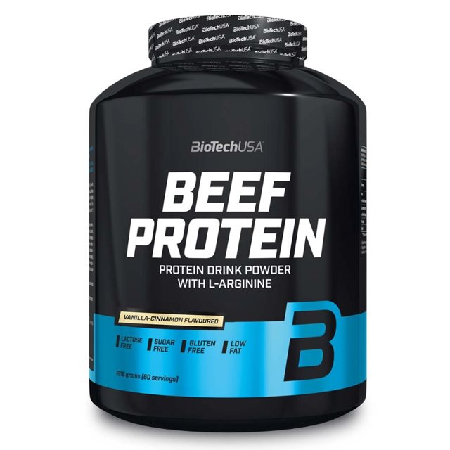 BioTechUSA Beef Protein Vanilla Cinnamon 1816g | Kosttillskott - Proteinpulver - Beef protein | Gymkraft