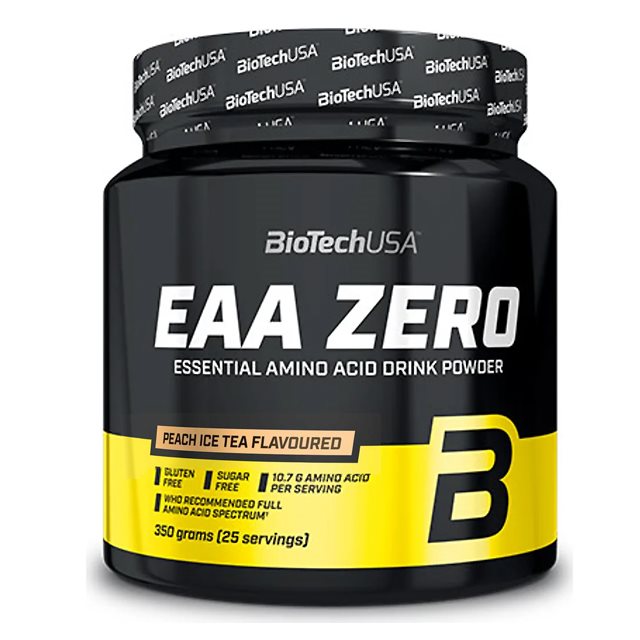 BioTechUSA EAA Zero Peach Ice Tea 350g | Kosttillskott - Aminosyror - EAA | Gymkraft