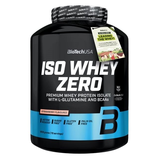 BioTechUSA Iso Whey Zero Strawberry 1816g