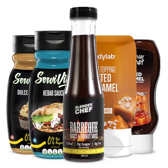 Mix&Match Såser 5-pack | Hälsokost - Livsmedel - Kalorifria såser | Gymkraft