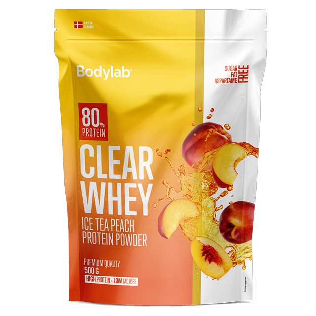 Bodylab Clear Whey Ice Tea Peach 500g | Kampanjer 1 - Kampanj! Köp minst 3 - Få 15% EXTRA rabatt! | Gymkraft