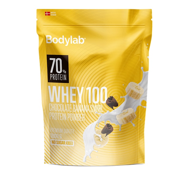 Product Image for Proteinpulver - Bodylab -  Whey 100 Chocolate Banana Swirl 1kg