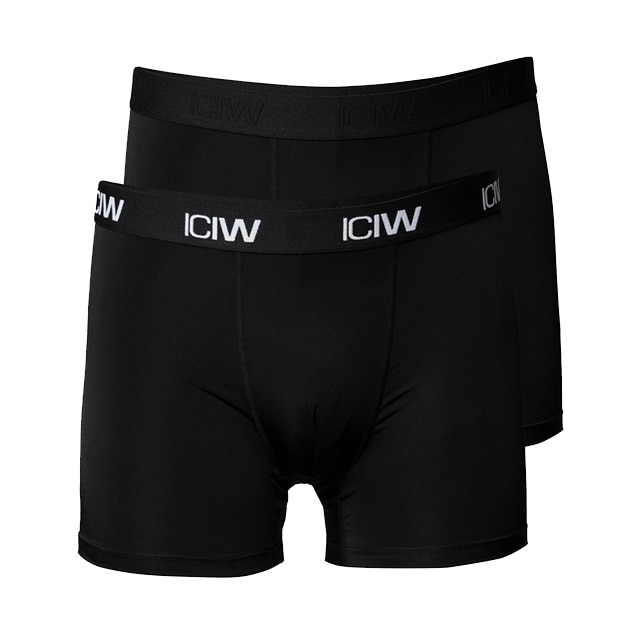 Product Image for Icaniwill sport boxer black 2-pack