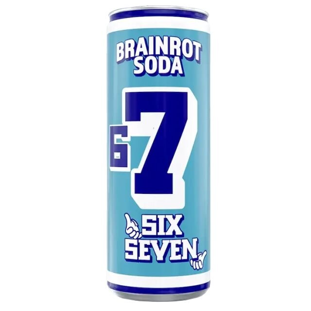 Brainrot Soda Six Seven - 7 250ml | Kampanjer 1 - Six Seven Mix 2-pack | Gymkraft