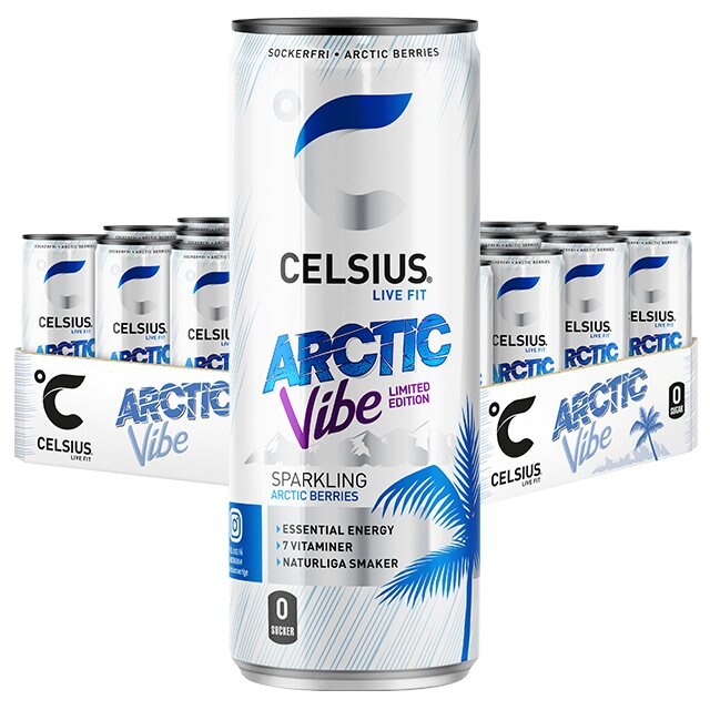 Celsius Arctic Vibe 24x355ml