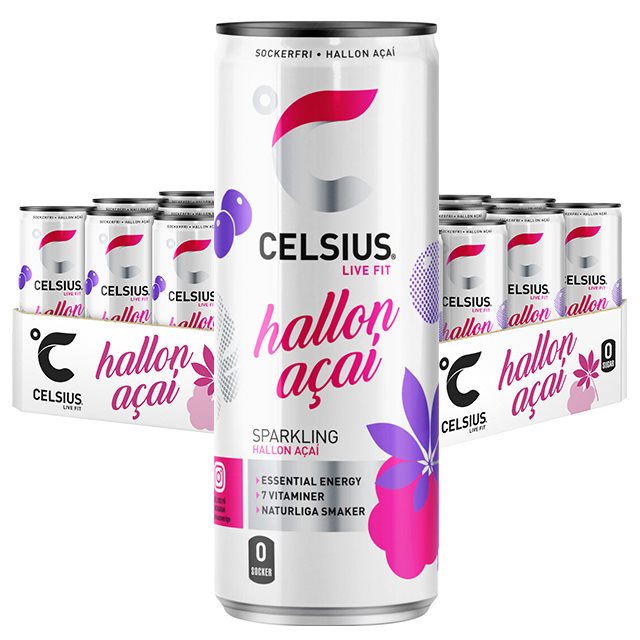Product Image for Celsius hallon / acai 24x355ml