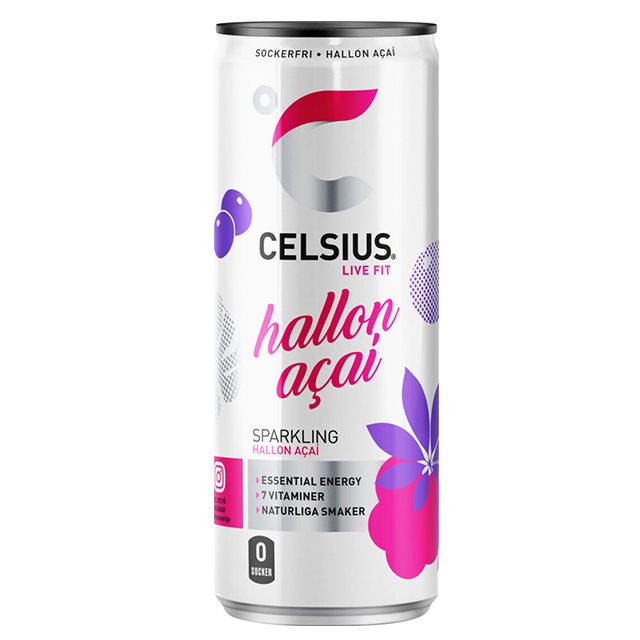 Celsius Hallon/Acai 355ml