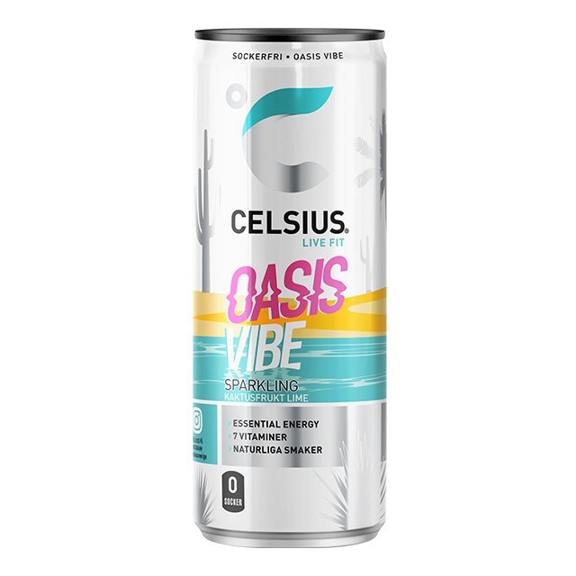Product Image for Celsius oasis vibe 355ml