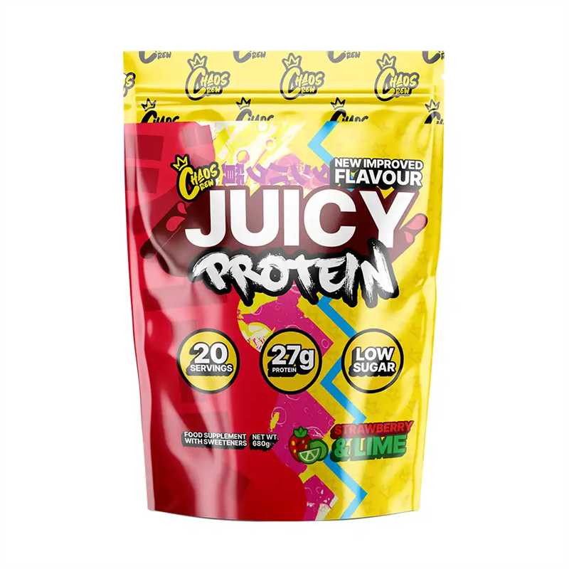 Chaos Crew Juicy Protein Strawberry Lime 680g