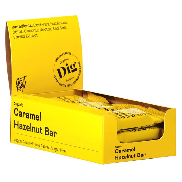 DIG Caramel Hazelnut Bar 12x42g
