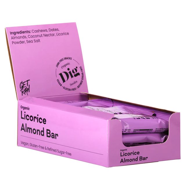 DIG Licorice Almond Bar 12x42g