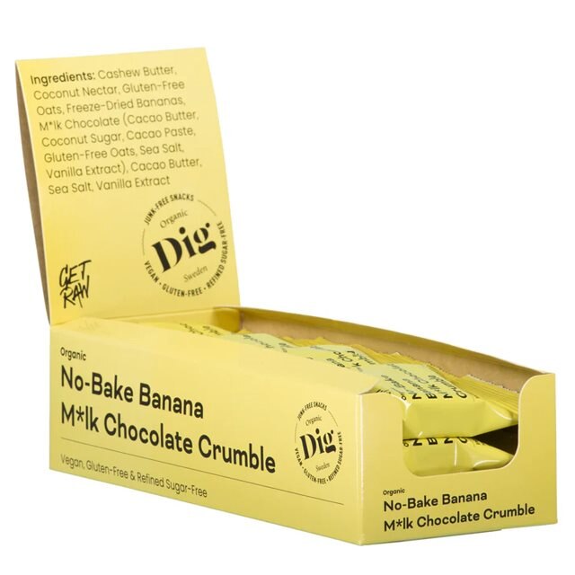DIG No-Bake Banana M*lk Chocolate Crumble 12x35g