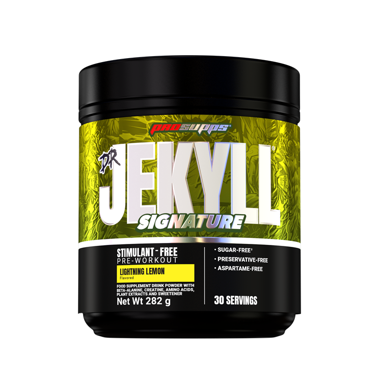 Pro Supps Dr Jekyll Sign. V2 Lightning Lemon 30 serveringar | Kosttillskott - Prestationshöjare - PWO - Pre-Workout - PWO utan koffein | Gymkraft