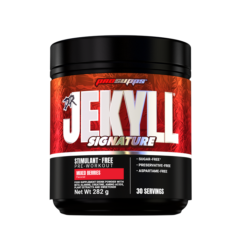 Pro Supps Dr Jekyll Sign. V2 Mixed Berries 30 servering | Kosttillskott - Prestationshöjare - PWO - Pre-Workout - PWO utan koffein | Gymkraft