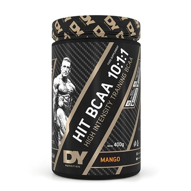 DY Nutrition HIT BCAA 10:1:1 Mango 400g | Kosttillskott - Aminosyror - BCAA | Gymkraft