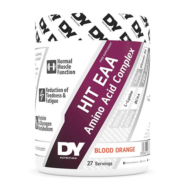 DY Nutrition HIT EAA Blood Orange 360g | Kosttillskott - Aminosyror - EAA | Gymkraft