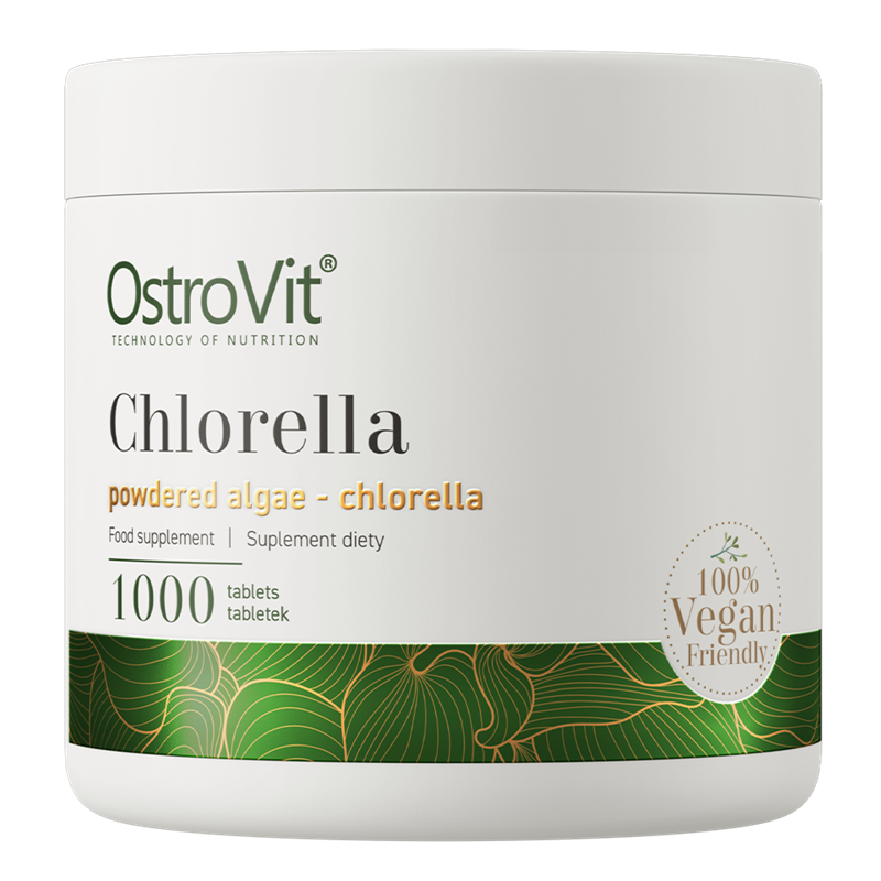 OstroVit Chlorella VEGE 1000 Tabeletter | Kosttillskott - Vitaminer & Mineraler | Gymkraft