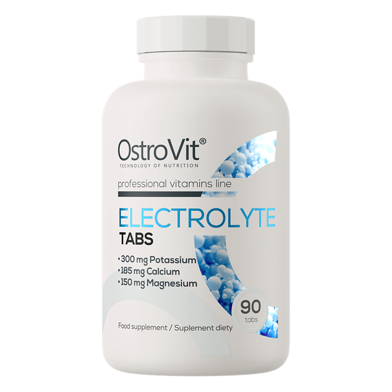 OstroVit Electrolyte 90 Tabeletter | Kosttillskott - Träningstillskott - Efter träning | Gymkraft
