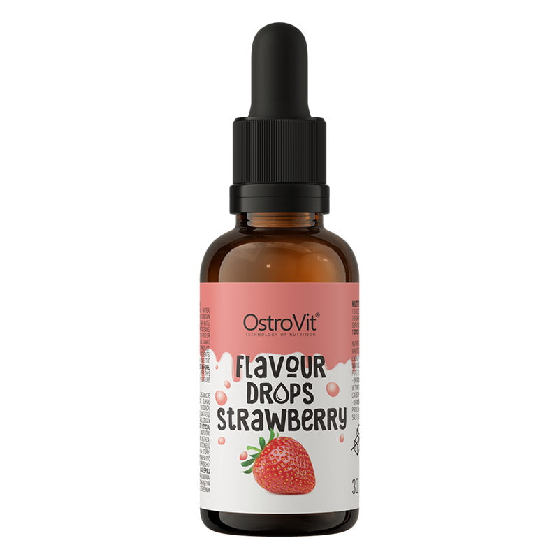 OstroVit Flavour Drops Strawberry 30ml
