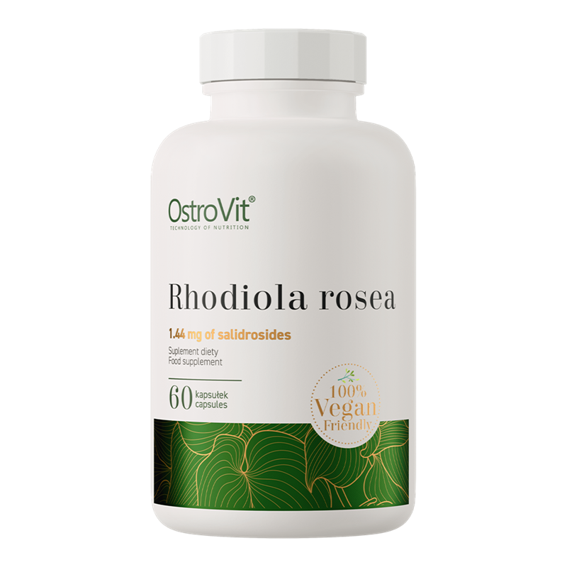 OstroVit Rhodiola rosea 60 Kapslar | Kosttillskott - Vitaminer & Mineraler | Gymkraft