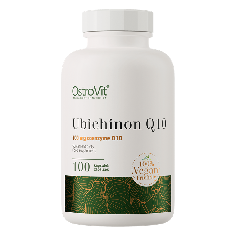 OstroVit Ubichinon Q10 VEGE 100 Kapslar | Kosttillskott - Vitaminer & Mineraler - Q10-Coenzym | Gymkraft