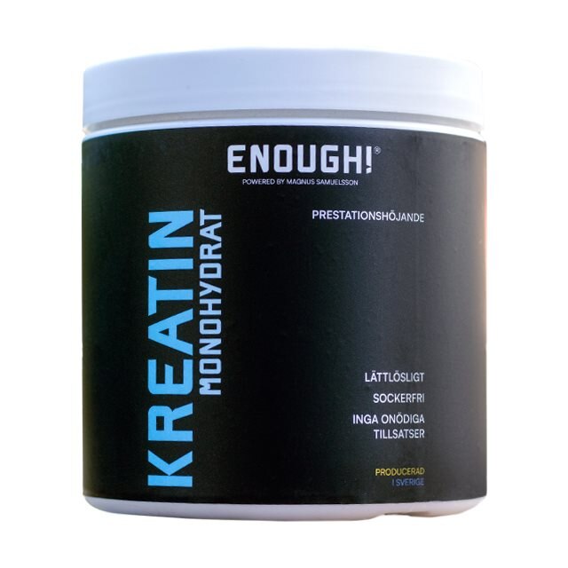 Enough Kreatin 300g | Kosttillskott - Träningstillskott - Före träning | Gymkraft