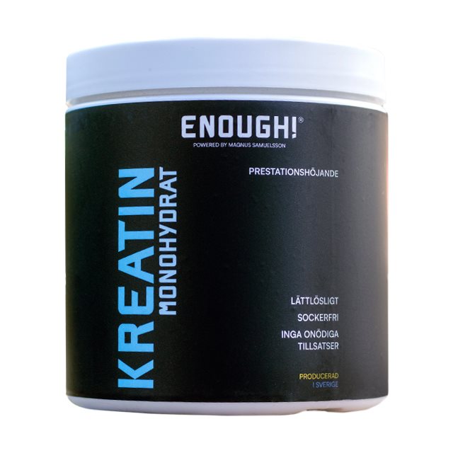Enough Kreatin 300g | Kosttillskott - Träningstillskott - Före träning | Gymkraft