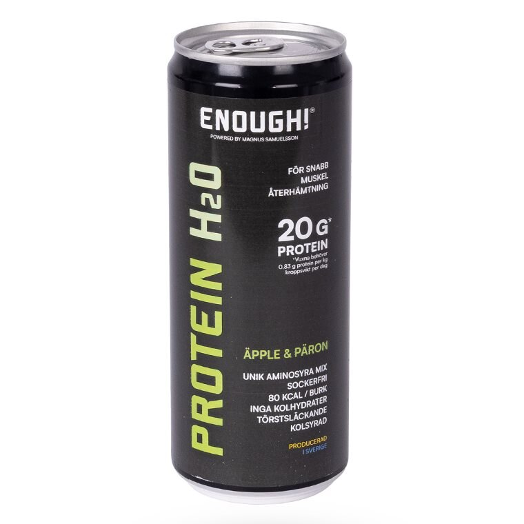Enough Proteinvatten Äpple/Päron 330ml | Drycker - Proteindryck | Gymkraft