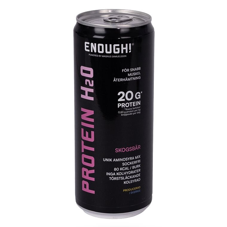 Enough Proteinvatten Skogsbär 330ml | Drycker - Proteindryck | Gymkraft