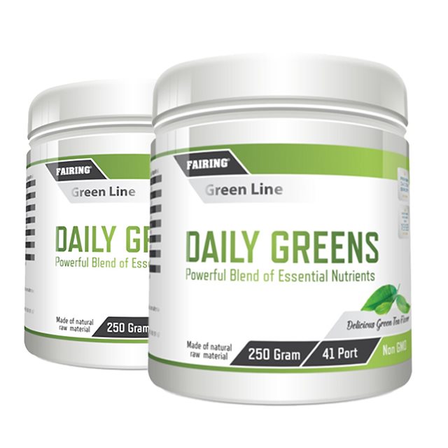 Fairing Daily Greens 2x250g | Kosttillskott - Veganska kosttillskott | Gymkraft