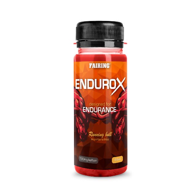 Fairing Endurox Shot Running Bull 60ml | Kosttillskott - Prestationshöjare - PWO - Pre-Workout - PWO Shots / Dryck | Gymkraft