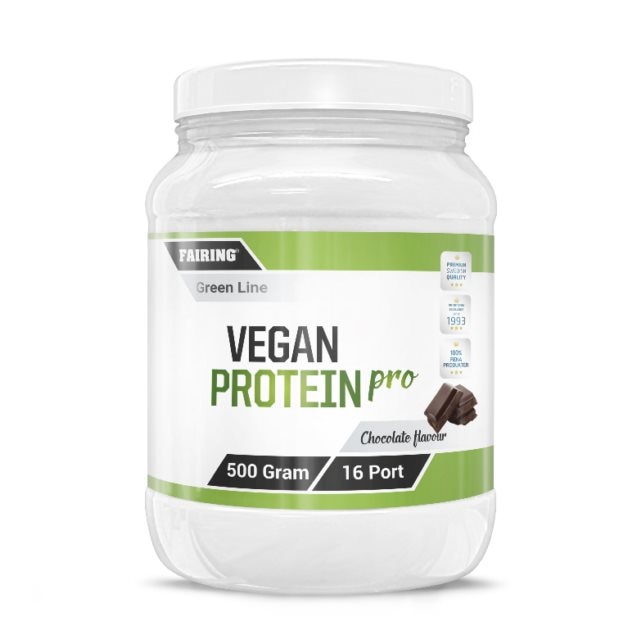 Fairing Vegan Protein Chocolate 500g | Kosttillskott - Proteinpulver - Veganskt proteinpulver | Gymkraft
