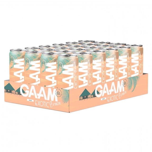 Product Image for Gaam energy exotic breeze 24x330ml