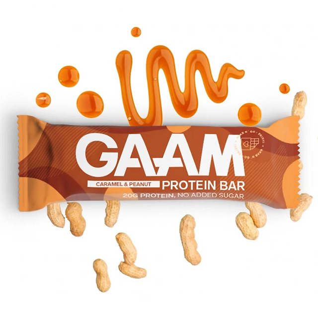 GAAM Protein Bar Caramel & Peanut 55g