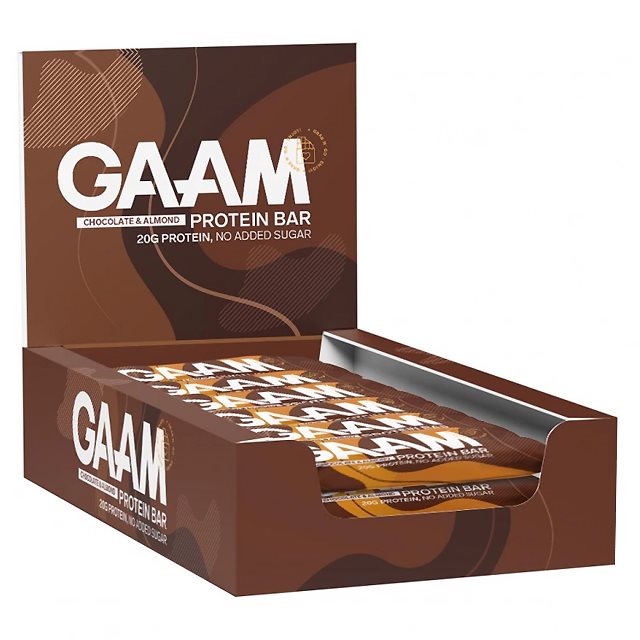 GAAM Protein Bar Chocolate & Almond 12x55g