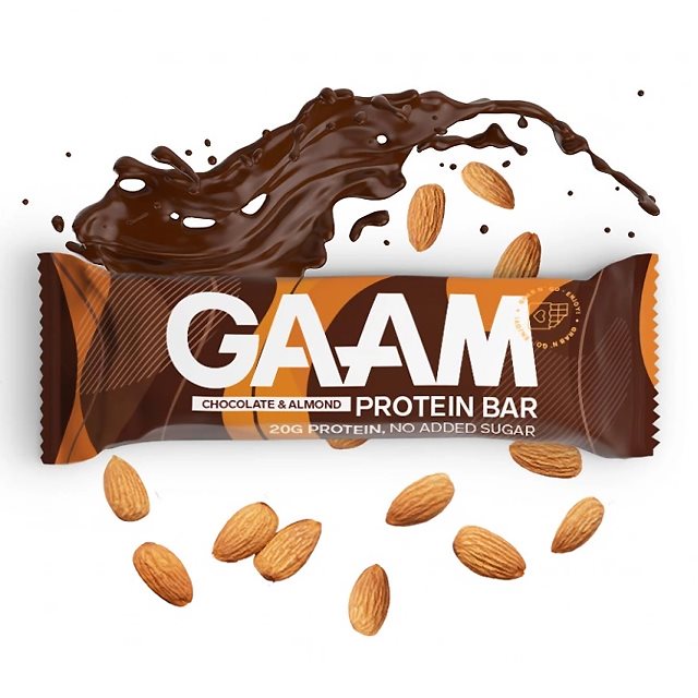 Product Image for Gaam protein bar chocolate & almond 55g